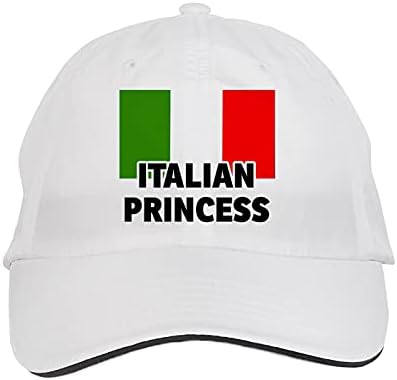 Makoroni - Italijanska princeza Italija Talijanska kapa Podesiva kapa, DESR33 White