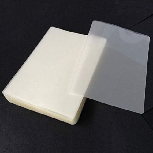 Doitool Laminatni listovi 100kom prozirne termičke laminatne vrećice Plastični papir Laminator listovi za