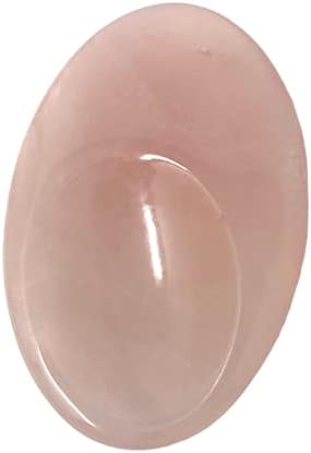 Rose Quartc Thumb kamen 6cm - ljekovita ruža Kvarc Crystal Thumb zabrinjavajuće kamen ovalni džepni palminski