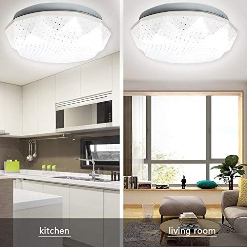 Zsedp nova LED stropna svjetiljka Dijamantna oblikovana svjetlost za hodnik dnevnog boravka Kuhinja LED