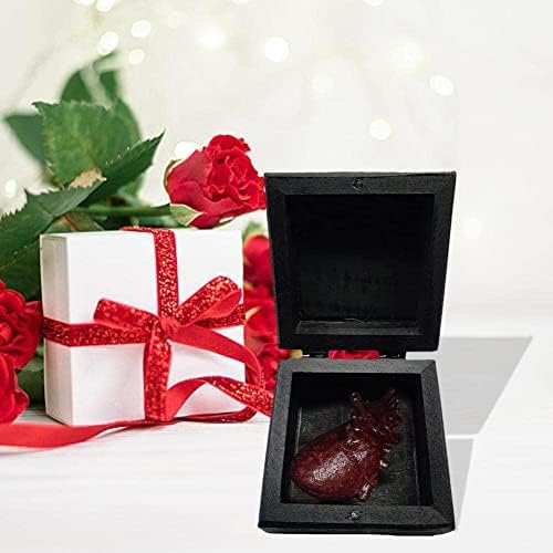 Yiexson 3d moje srce u kutiji ručno rađene rezbarene srčane boje drvene poklone kutija za ljubitelje parovi