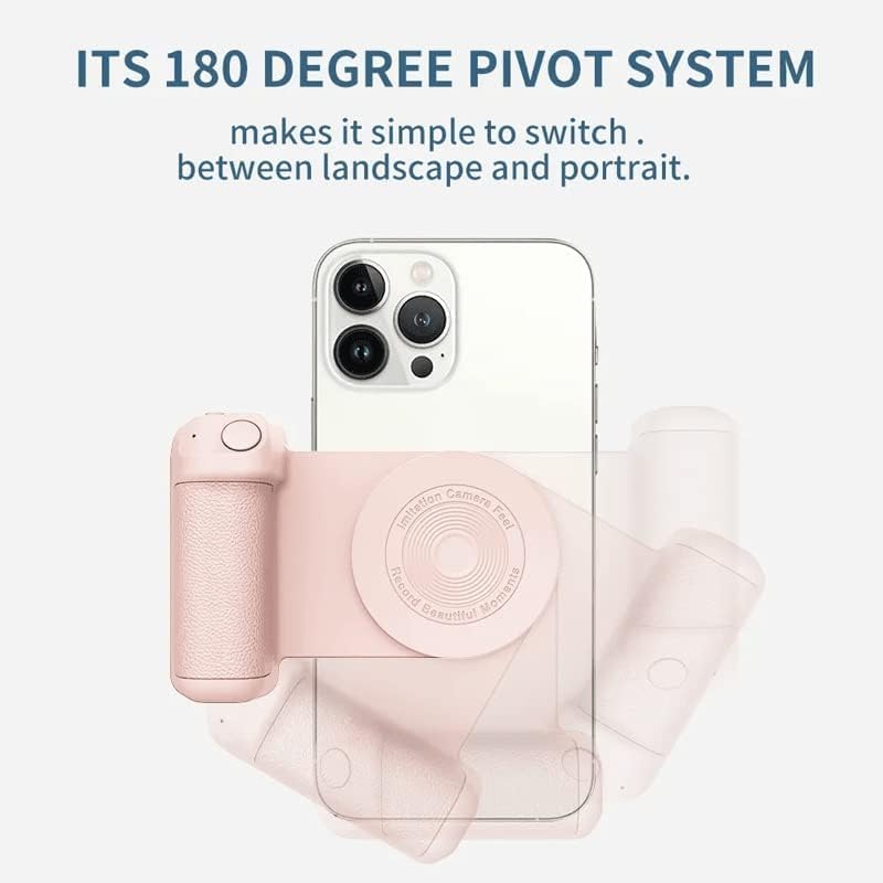 Doublelikeuu magnetna ručka kamere Bluetooth nosač, stalak za fotografije sa magnetnom ručkom, Selfie držač