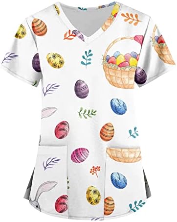 Žene Uskrs osnovne majice slatka Srednja Škola Osnovni mature poklon majica kratki rukav Top sa džepovima