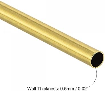 Uxcell mesing okrugla cijev 8,5 mm od 0,5 mm debljina zida 100 mm Dužina cijevi cijevi 4 kom