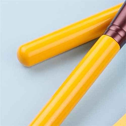 GPPZM žuta serija 11pcs sintetička četkica za kosu set-lica i kozmetička olovka i oka, umjetna kosa (boja: