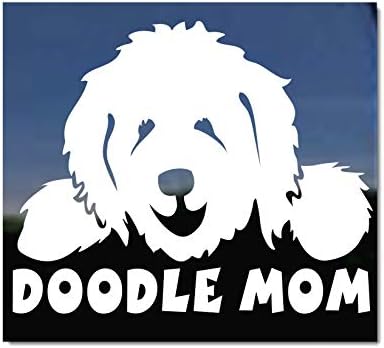 Doodle mama | Nickerickers® Pudle Mix Dog Vinil naljepnica za prozor naljepnica