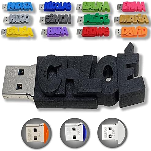 Prilagođeni USB stick sa personaliziranim imenom, datumom ili porukom po vašem izboru 15 živih boja. Odaberite