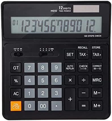 Quul kalkulator Provjerite ispravno 120 koraka crno bijelo 12-znamenkastom energetskim poslovnim uredma