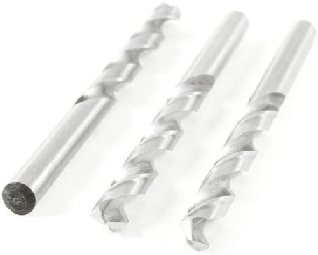 Aexit 6.1 mm x držač alata 60mm x 93mm HSS flauta ravna bušilica za uvijanje rupa 3 kom Model: 36as210qo518