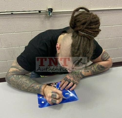 Madman Fulton potpisao je udar u prstenu 8x10 fotografija 1 WWE NXT Sawyer - autogramirane nogometne fotografije
