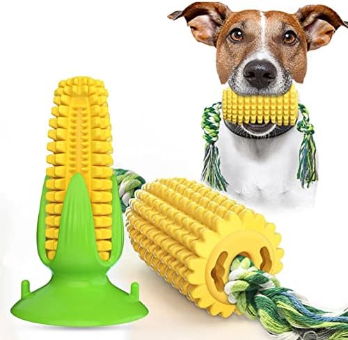 Aoofdog žvakaste igračke, štenad u obliku kukuruza za čišćenje pasa, igračke konopce za pse za mitine igre,