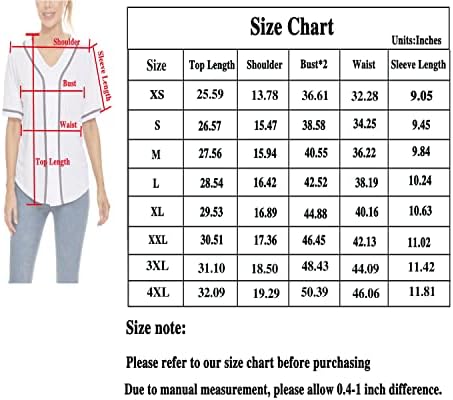 Yuji Itadori Ženski dres za bejzbol majica s majicama s kratkim rukavima s kratkim rukavima V-izrez na vrhu