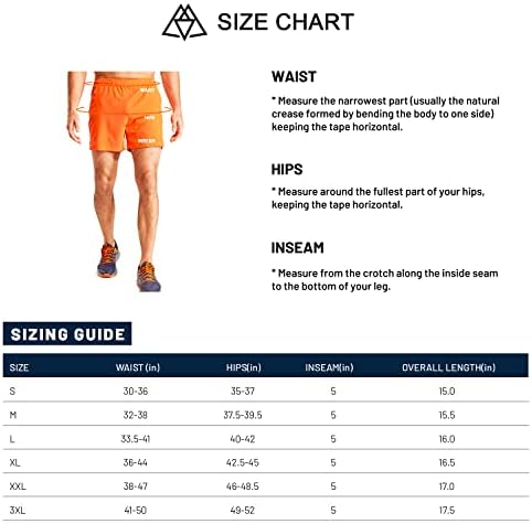 Haimont 5 inčni muški suhi fit trčanje atletske kratke hlače s džepovima, vodootporna lagana teretana vježba