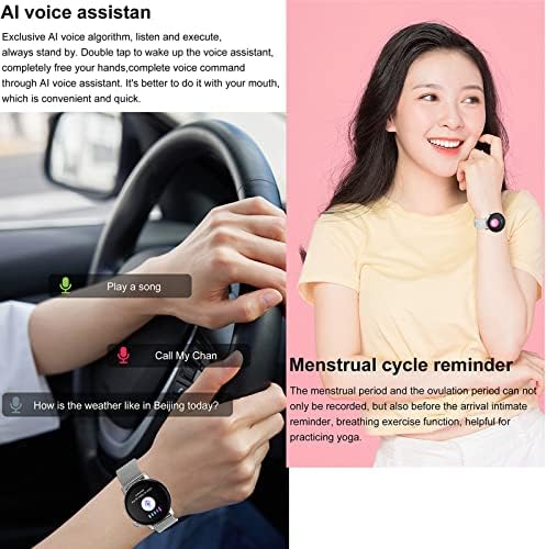 Droos Smart Watch Muškarci, 1,36 Trackter zaslona dodirnog ekrana, tracker aktivnosti s pedometrom, Bluetooth