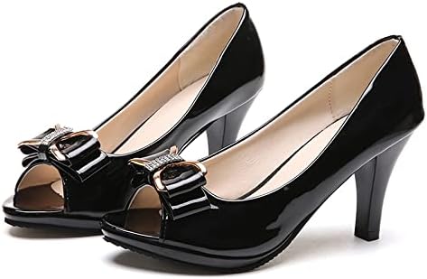 Wassece Rhinestone Wedge Sandale za žene Cipele s visokim sandalama Riblje cipele Poslovna rhinestone Jednokrevetna
