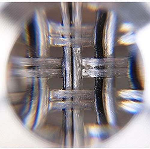 Ylyajy metalna lupa, pravougaonik ručna Lupa za uvećanje mikroskop Plastična Crna