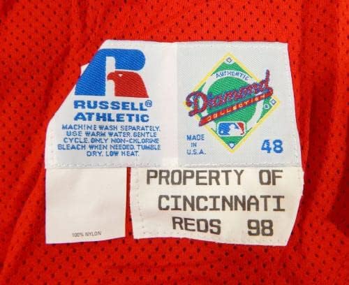 1998 Cincinnati Reds Blank Game Izdana Crvena dresova Praksa za bacanje 48 DP21664 - Igra Polovni MLB dresovi