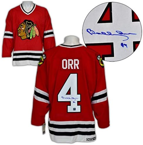 Bobby Orr Chicago Blackhawks autografirani vintage ccm dres - autogramirani NHL dresovi