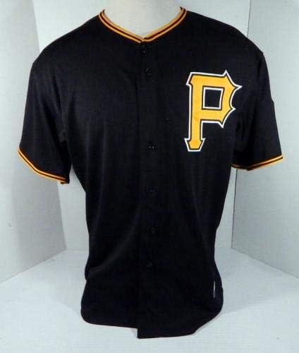 2012 Pittsburgh Pirates Jose Morales Igra izdana Black Jersey Pitt33725 - Igra Polovni MLB dresovi