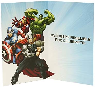 UK Pozdrav Avengers rođendanska čestitka-rođendanska čestitka za dječake-Marvel rođendanska čestitka