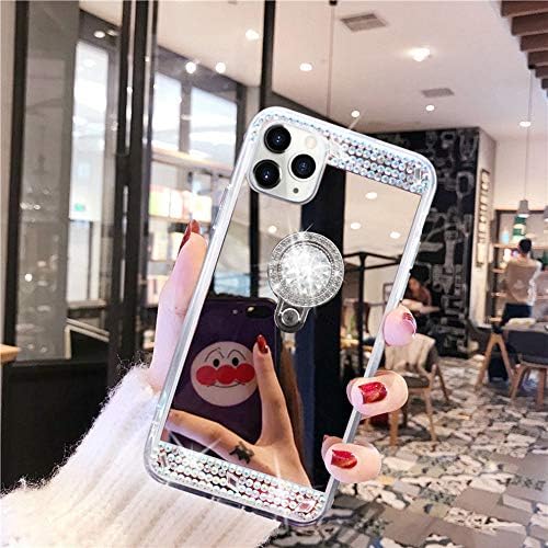 Luvi za iPhone 11 Pro Max Diamond Glitter Case Ogledalo Šminka Slatko za djevojke Žene Zaštitni poklopac