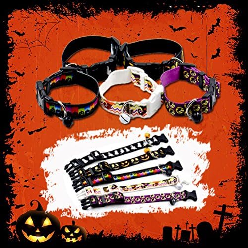 Halloween Podesivi kućni ljubimac Burpkin svjetiljka uzorak festival ogrlica za pse sa besplatnim simpatičnim