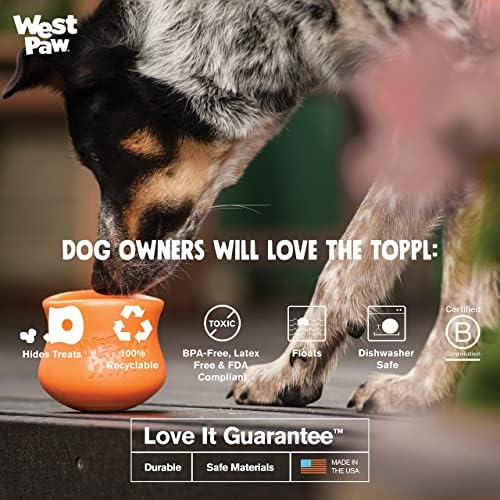 West Paw Zogoflex Toppl Tretirajte paket igračaka za pse - Interaktivne žvakačke igračke za pse - igračka