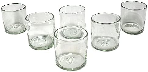 Ručno puhane naočare za piće Artisan izrađen iz Meksika Set od 6 komada