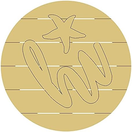 Kružna paleta Hi dizajn po linijama izrez nedovršena vješalica za drvena vrata Kućni dekor svakodnevni dekor