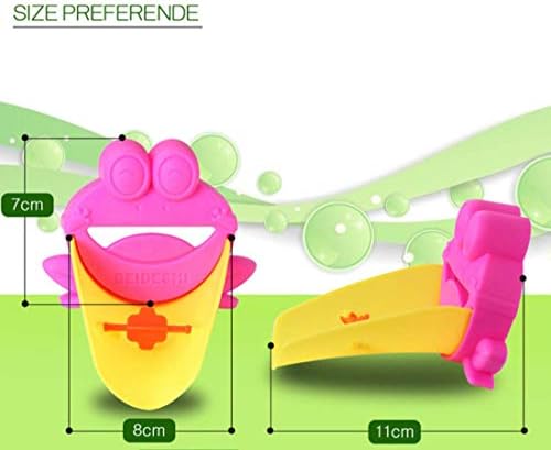 Kids Tap Extender, Cartoon Frog Shape produžetak slavine za vodu za malu djecu djecu za pranje ruku zeleno