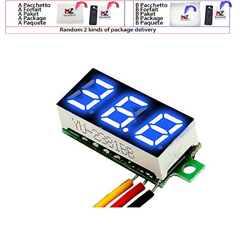 DC 0V-100V 0,28 inčni LED digitalni voltmetarnski naponski metar volt monitor za ispitivanje ploča za tester 12V 24V crveno zeleno plavo žuto, dc 0-100V plava