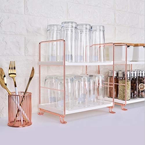 Metalni stalak za začinje, kupaonica kuhinja s višeslojnog stalak za začinu začina začina tegljača za pohranu Organizator šminke nakit