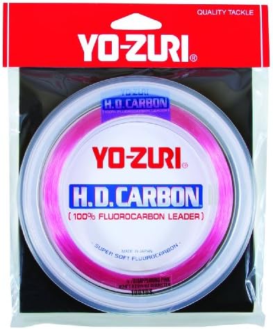 Yo-Zuri H.D. Fluorokarbonska zglobna kaol 100-dvorište lide lidera, ružičasta, 30 kilograma