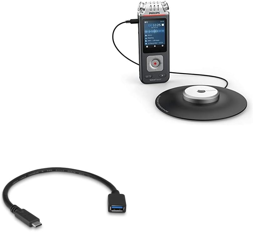 Boxwave Cable kompatibilan s Philips Voicetracer - USB adapterom za proširenje, dodajte USB Connected Hardware