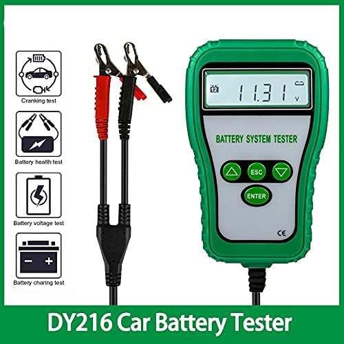 Zyzmh DY216 Tester za bateriju automobila 12V Merač baterije Baterija Tester za bateriju 100-1700 CCA indikator punjenja Digitalni analizator baterije