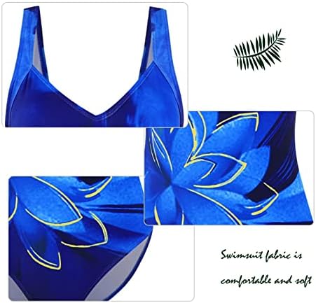 YubnLvae kupaći kostimi za žene 1 komad prevelizirani puni pokriće V izrez 2023 ljetna plaža Trendi Ležerni