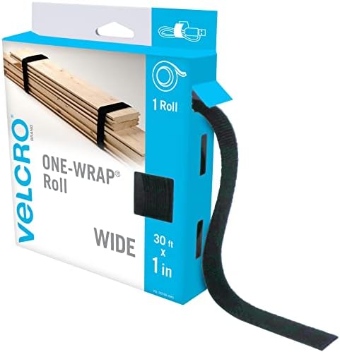 Velcro marke Vel-30768-AMS široki remen 1 u x 30 ft roll | Izrežite do duljine, za višekratnu upotrebu za