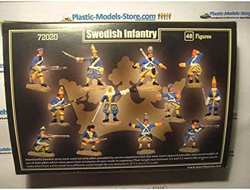 Mars Brojke 72020-1 / 72 Švedska Pješadija, Sjeverni Rat, Skala Plastični Model