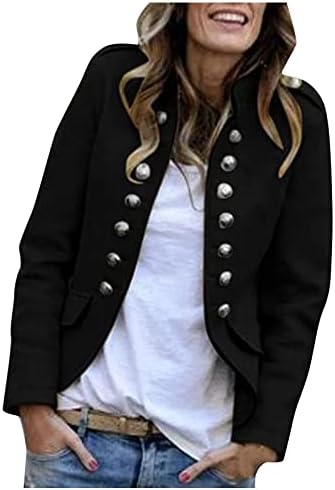 Ženske blistave i odijelo jakne Poslovna uredska odjeća otvorena prednja jakna ljetni trendi blazer