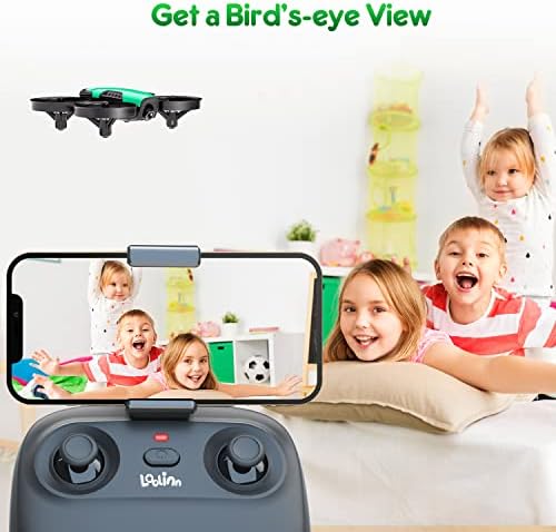 Loolinn | Drones za djecu sa kamerom - Mini Drone, daljinsko upravljanje Quadcopter UAV sa 90° Podesiva