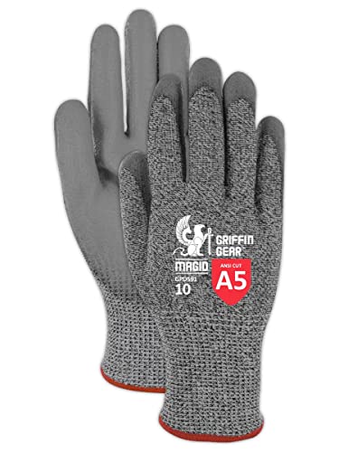 MAGID radne rukavice otporne na Hppe nivo A5, 12 PR, obložene poliuretanom, veličine 6 / XS, za višekratnu