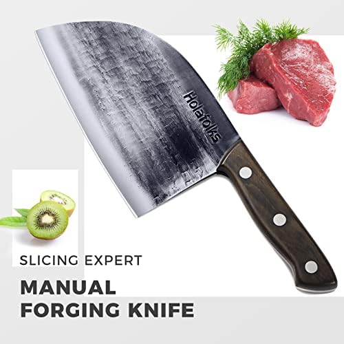 Serbian Chef Knife & amp; 3 kom Chef Knife Professional Kitchen Knife Set 5cr15mov High Carbon Steel Ultra