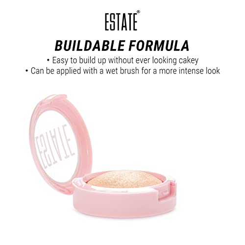Estate Cosmetics Dew Me Baked Highlighter – obraz, oči & amp; prešani puder za lice-3 g