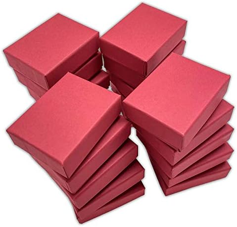 TheDisplayguys 100-pamuk pamučni kartonski papir poklon kutija za poklon kutiju za papir - mat crvena