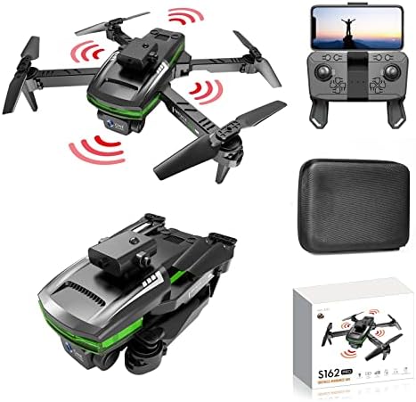 Mini Drone, sklopivi FPV daljinski Quadcopter sa1080p kamerom LED Flash Bar, One Key Start igračke bespilotne