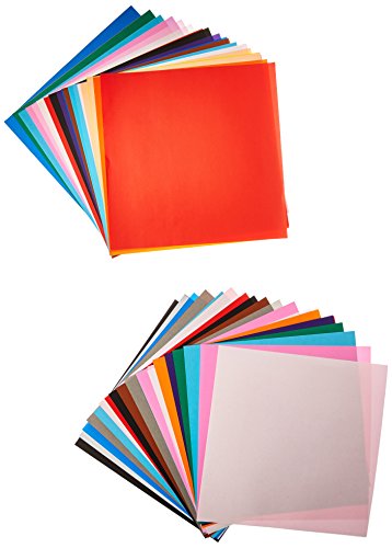 Yasutomo - 4253 Fold EMS Slatko-težine kvadratni origami papir, 9-3 / 4 x 9-3 / 4 u, različite čvrste boje,