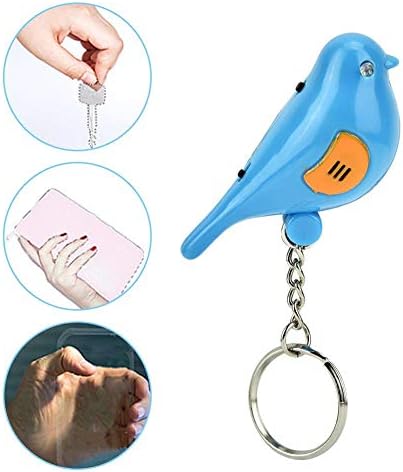 Whistle Key Finder glasovna kontrola Bird Shape Keychain Mini Key Anti-Lost Tracer Finder sa LED svjetlom