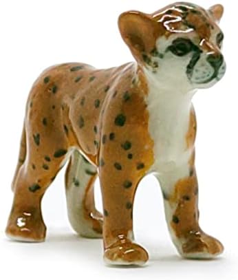 Witnystore Cub cifuze - Kolekcionarska životinjska umjetnost - minijaturna ručna i obojena keramička tablica