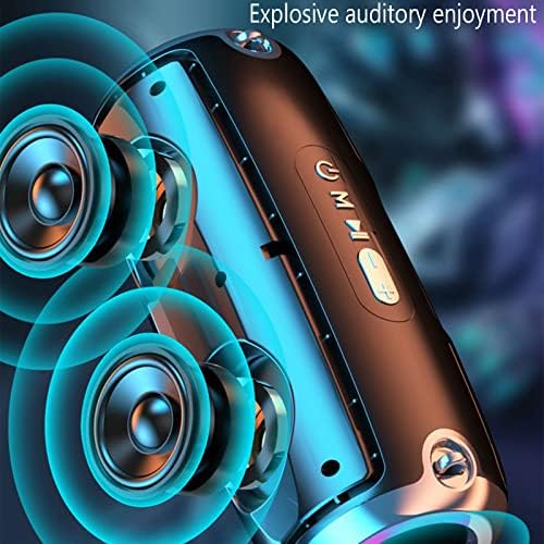 Bežični zvučnik Bluetooth, prijenosni bas zvučni Subwoofer 10w dvostruki Zvučnici za uparivanje 360° Stereo Bluetooth zvučnik sa visoko glasnijim dugim vijekom trajanja baterije Bluetooth zvučnici