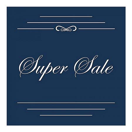CGsignLab | Prozor Super Sale -Classic Mornar Cling | 8 x8